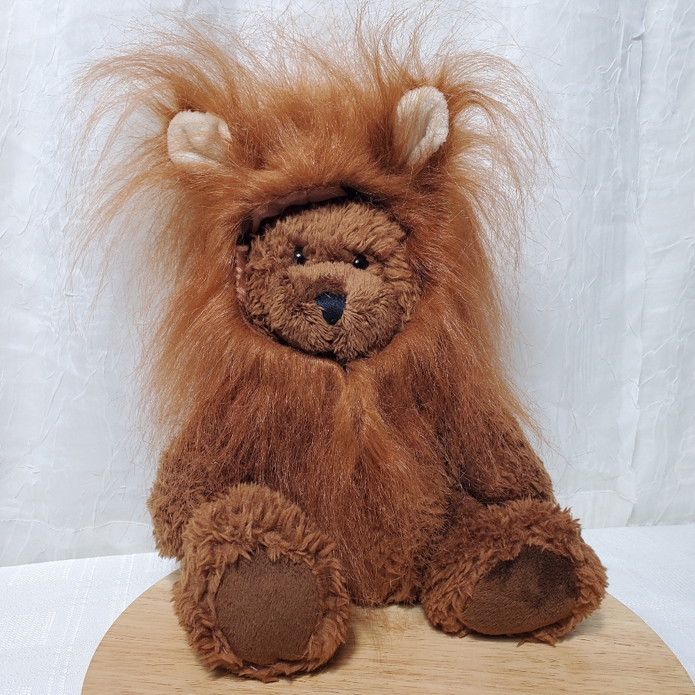 Dog Halloween Costume Lion Mane Cat Pets Plush Lion Mane Clothing Size S/M